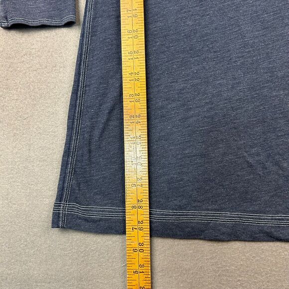 Abercrombie and Fitch Y2K Long V-Neck Tunic T-Shirt 3/4 Sleeves Moose - Picture 9 of 10